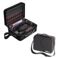 하늬바람 닌텐도 스위치2 전용 여행 보관가방 파우치 하드케이스, 1개, 블랙, 트래블