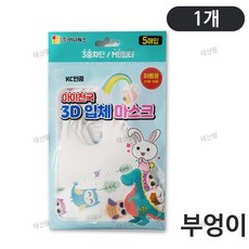 아이천국 3D 입체마스크 아동용 5매입 부엉이