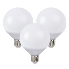 샛별하우스 LED 볼전구 E26 12W, 주백색, 3개