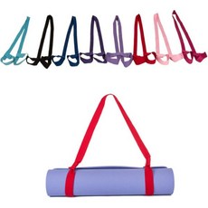 운동 중 손을 잡아주는 조절 가능한 코튼 요가 매트 스트랩 슬링 경량 내구성 시 매트를 모두 착용할 수 있습니다, 조절 가능한 면 요가 매트 휴대용 스트랩 슬링 가벼우면