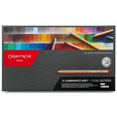 CARAN D'ACHE 卡達 Luminance 6901 極致專家級油性色鉛筆 76色專家級油性色鉛筆套裝, 詳見包裝