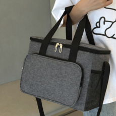 데이아스 콤팩트 소프트쿨러 보온보냉백, 15L, 그레이