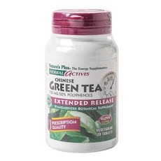 NaturesPlus 天然佳 中式綠茶無麩質素食錠 750mg, 1個, 30入