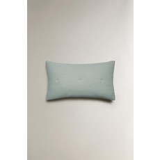 zara 자라 베이직 쉬폰 키즈 쿠션 커버 - 초록, 30 x 50 cm