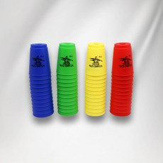 생활구역 스포츠 스태킹 스피드 컵쌓기 장난감놀이 두뇌게임 가족게임 어린이 축제, 1세트, ONE, 8세