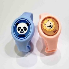 모기와 해충 기피제 만들기 밴드 팔찌 사자와 팬다 2가지 세트, 1개