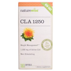 naturewise 納強衛士 CLA 1250保健食品 1000mg, 180顆, 1盒