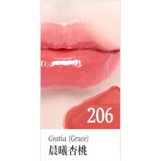 Dinto 水光鎖色唇釉, 1個, #206 晨曦杏桃