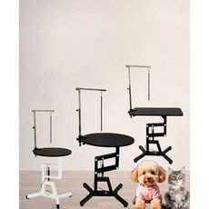 애견미용테이블 강아지용품 클램프 거치대 고양이, 정사각 60x45 블랙