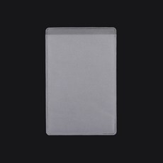 반투명 PVC 카드 케이스 1P 카드케이스 명함케이스 출입증 이름표 반투명, 가로형