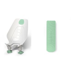 베이비코콜라 2.0 아기비데 베이직 + 미끄럼방지 TPE 실리콘패드, 민트, 민트, 1개