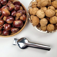 더반디 쉽고 빠른 밤칼집 호두깨기 호두망치, 1개, 실버