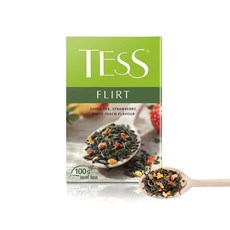 Tea TESS Flirt Leaf 테스 플러트 잎차 100g, 1개, 1개입