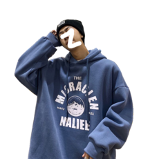 남성용 긴팔 빅사이즈 ~8XL까지 후드 티 셔츠 헐렁 베이직 상의 뉴타임즈 XW11063