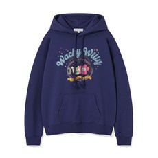 와키윌리 WACKY WILLY 우먼스 릴리 앤 레오 그래픽 후디 네이비 WA2503HD63NA 137975