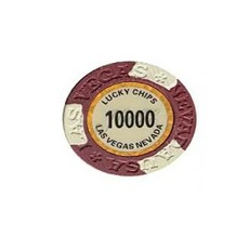 라스베가스 클레이 칩 포커 전문 카지노 카드 보드 게임 엔터테인먼트 텍사스, 1개, 2. 10000-10 pcs