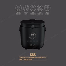 Pro Kamping 黑釜陶瓷電子鍋 PK-EC4W2L 多功能陶瓷內鍋 24小時預約, 黑色