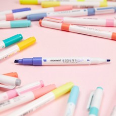 모나미 에센티 트윈 형광펜 낱개, Y05캐너리옐로