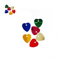 일햐 만들기재료 스팡클 하트 소 스팽글재료 비즈재료 비즈공예재료