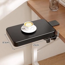 식탁 확장 보드 폴딩 상판 연장 접이식 보조 선반 40, 1개, 블랙보드 8.5x25 블랙