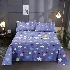 BYQWD싱글 매트리스 요커버 이불커버 90x200 기숙사 침대시트 1인용 침대BYQWD, 90X200CM, 별이 빛나는 하늘 여행