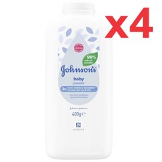 400G 4팩 존슨즈 베이비 파우더 오리지널 향 Johnsons Baby Powder, 4개