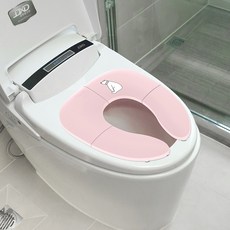 Baby Studio 兒童便攜馬桶圈 可折疊旅行坐便圈, 粉色