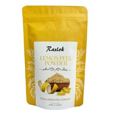 Raslok 과일 가루 분말 파우더 라슬록 레몬 껍질 100% 주스 동결 건조 비타민 C 풍부 신선하게 짜낸 향 8온스, 3.52 온스 (1개 묶음)