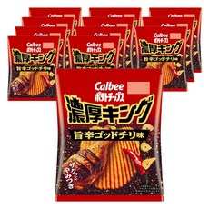 Calbee 卡樂比 濃鬱帝王辣味現磨辣椒洋芋片, 12個, 52g