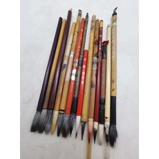 日本回流 羊毫 羊兼毫中楷 小楷毛筆 14支打包 羊毫 狼羊兼毫 紫羊兼毫 蘇州湖筆金鼎牌 長樂齋 鳩居堂 喜久屋 博文堂等制 出峰1.8-2.9釐米 口徑4.8-6.1毫米, 1個, 參考詳情頁