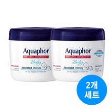 [미국발송]아쿠아퍼 아쿠아포 베이비 힐링 오인먼트 14oz / Aquaphor Baby Healing Ointment, 2개, 396g