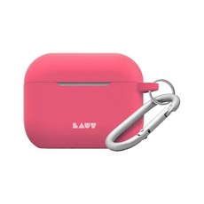 LAUT 防護矽膠保護殼 (附扣環), 粉色, 1個, AirPods Pro 3