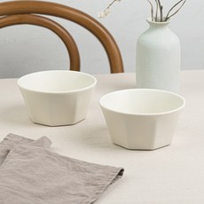 시라쿠스 네이처 국대접, 화이트, 2개