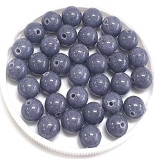 All 원석알 8mm 마산옥 팔찌원석 한팩 25알 컬러선택, 그레이, 1개