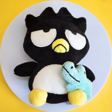 BSC 산리오 깐부 인형 키링 가방고리 자동차키링 키링인형 키홀더, 1개, C. 배드바츠마루 깐부키링, 13cm