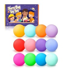 느리게 상승하는 스트레스 볼 24개 아동용 컬러 샤닝 스트레스 볼 완화를 위한 피젯 감각 장난감 자폐증 장난감 스타킹 스터퍼 어린이 파티 선물, 느리게 뜨는 스트레스 볼 12개, 1개