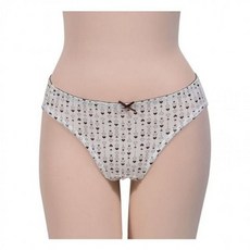 여자팬티 꿀땡 러블리한 느낌의 편안한 삼각미디 5매 여성팬티 여자팬티 위생팬티 면팬티