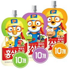 팔도 뽀로로 홍삼쏙쏙 혼합 30개(사과매실10+블루베리10+오렌지10), 100ml, 1개