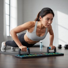 푸쉬업 보드 기구 팔굽혀펴기 홈트 가슴 어깨 근력 강화, 상세페이지 참조, op. 0001-본품