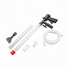 魚缸氣動洗砂器，一鍵換水清潔，多種接頭，可調節流量，魚缸清潔工具, 1個
