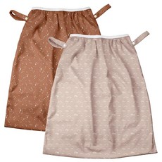 기저귀용 마마 코알라 라이너 기저귀 통용 스트랩이 달린 재사용 세탁 가능 방수 2팩 B003M, PL--Sunset