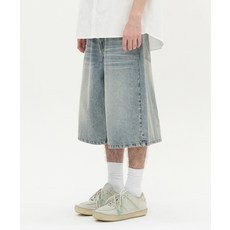 TOFFEE 워시드 버뮤다 데님 팬츠 (LIGHT BLUE) T5S-WBDPT227LB 458375