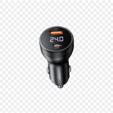 車充 數字顯示 雙孔QC3.0 PD 車用充電器 type c 可充筆電, 100w汽車充電器, Black, 100w汽車充電器