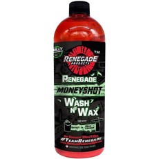 레니게이드 제품 머니샷 워시 N 왁스 – 보호 기능이 있는 전문 세차 비누 고발포 버킷 또는 폼 캐논 적용 24 OZ