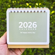 Dgood 2026 미니 달력 (내지기준 11x9cm), 02_미니 컬러플(그린