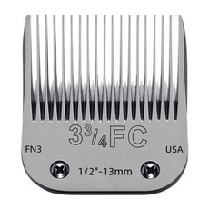 애완견 손질 클리퍼 블레이드 3F 13mm A5 용 탄소강으로 제작 대부분의 Andis Oster 적합, 01 13mm-3F, 1개, 01 13mm-3F