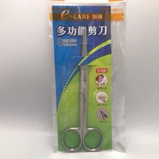 e-CARE 醫康 多功能剪刀 直尖圓頭/直線雙尖頭/直雙圓頭/牙科鑷子/尖嘴鑷子/圓嘴鑷子, 1個, 直雙尖