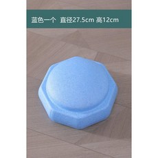 강 건너기 돌 균형 감각 유치원 체력 훈련 장비 어린이 집 야외 장난감, F. 블루 1개 27.5x12cm, 1개