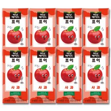 코카콜라 미닛메이드 조이 사과 195ml, 8개