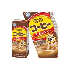 유키지루시 일본 슬림팩 커피 우유 200ml x 18개